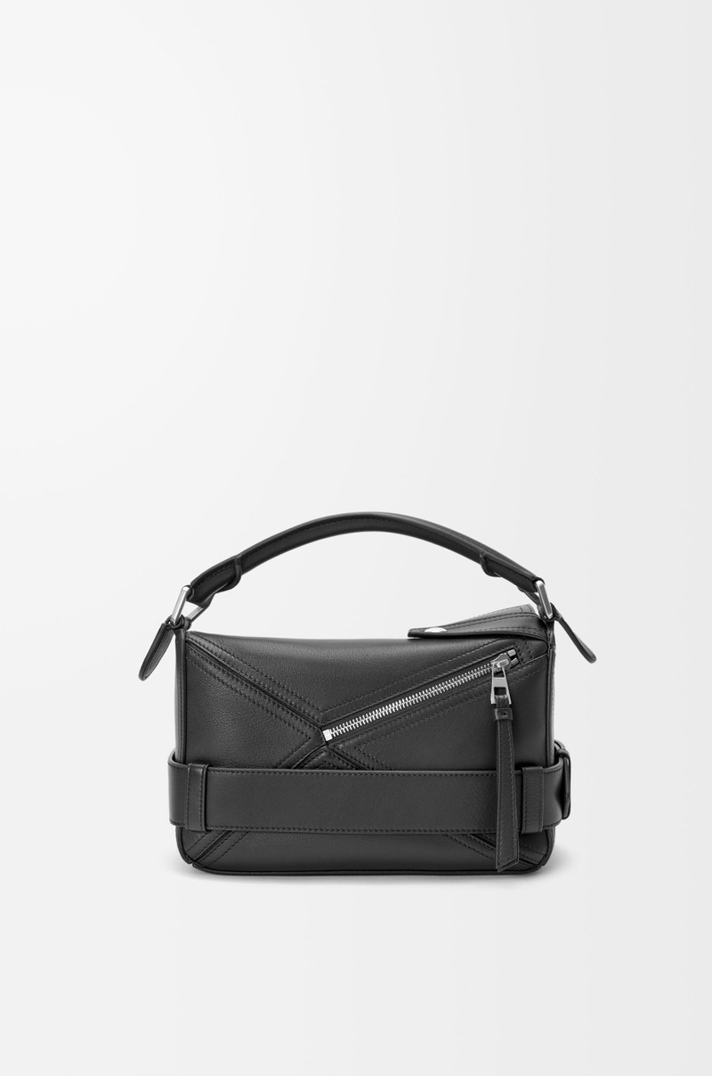 Small Puzzle Biker bag in shiny calfskin 6