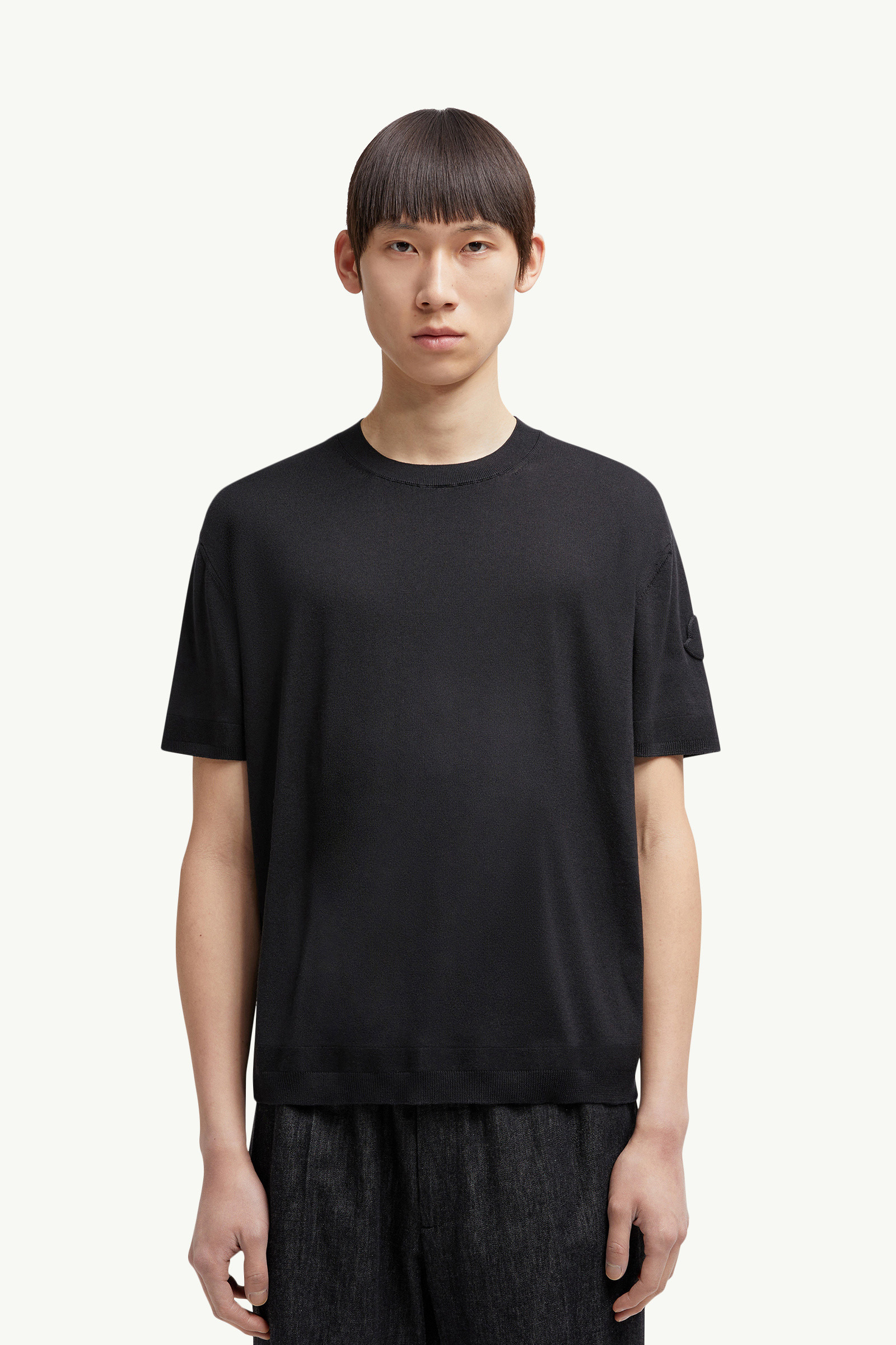 Silk & Cotton Knit T-Shirt - 3
