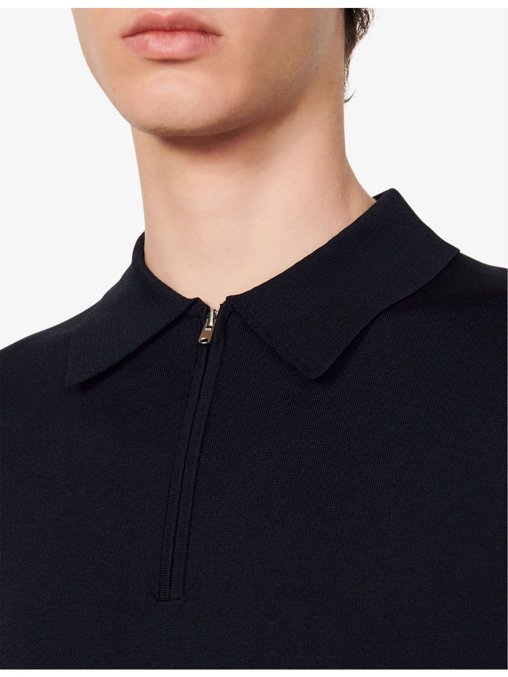 Pablo zipped stretch-woven polo shirt - 5