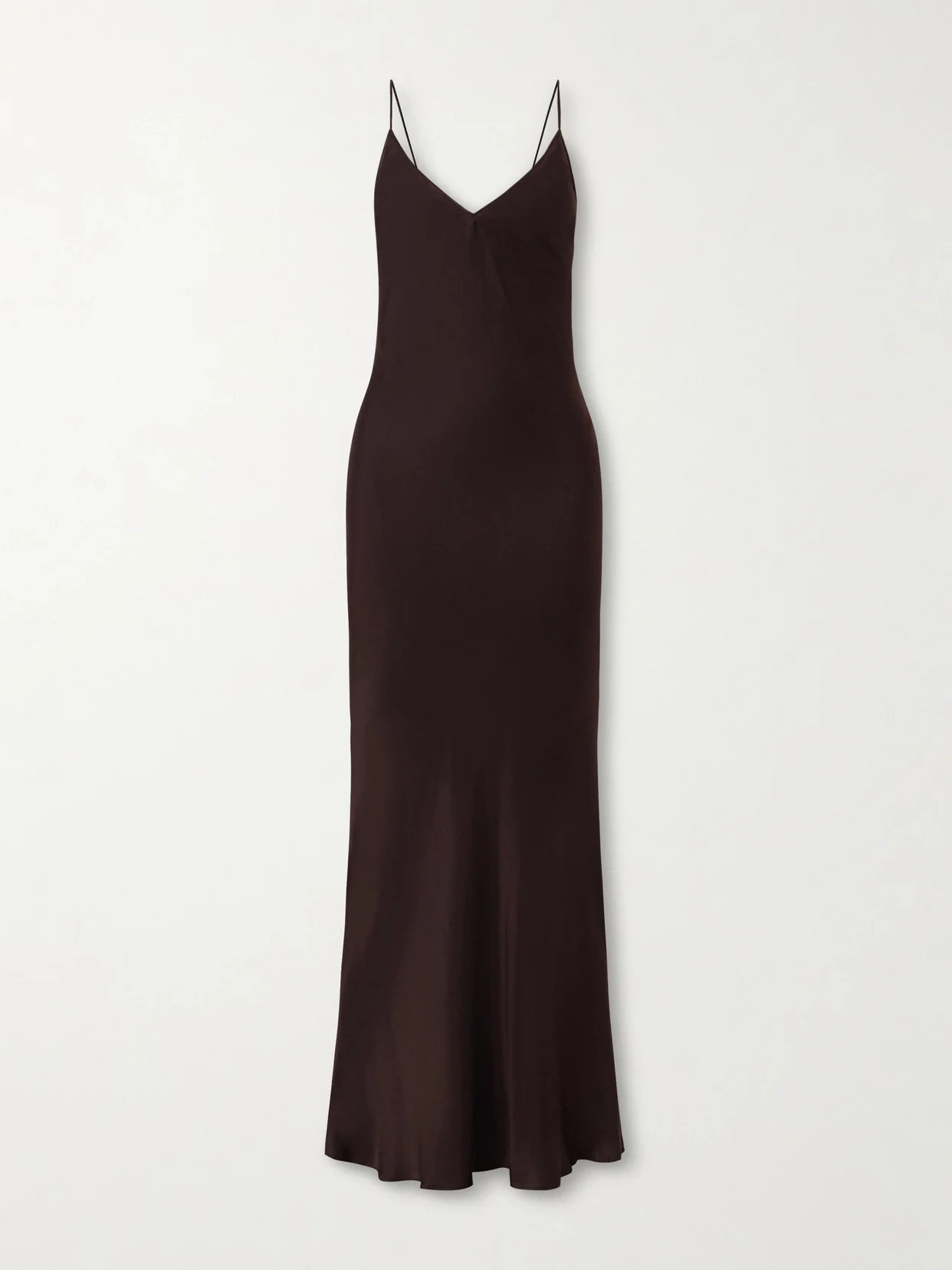 Laurel Silk-blend Satin Maxi Dress - 1