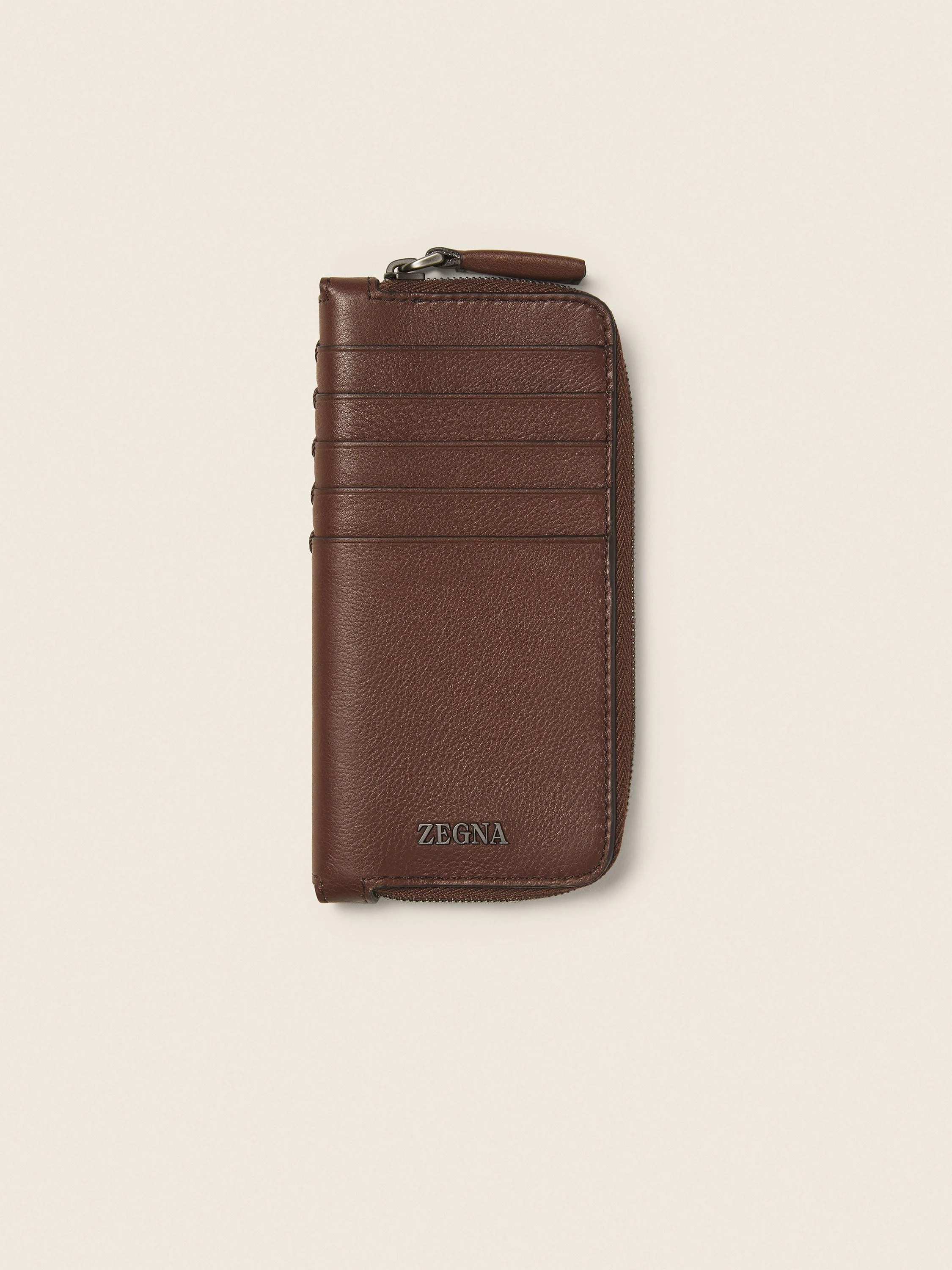 BROWN SECONDSKIN CARD CASE - 1