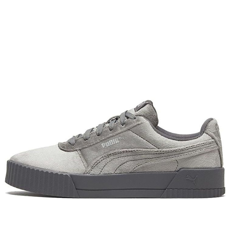 (WMNS) PUMA Carina Velvet Grey/Silver 375886-03 - 1