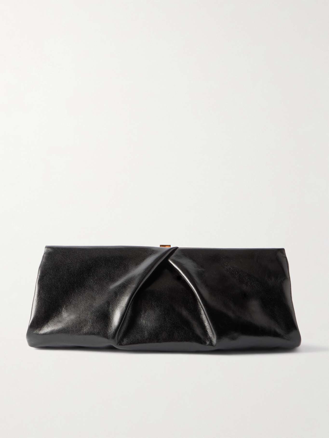 Textured-leather clutch - 1