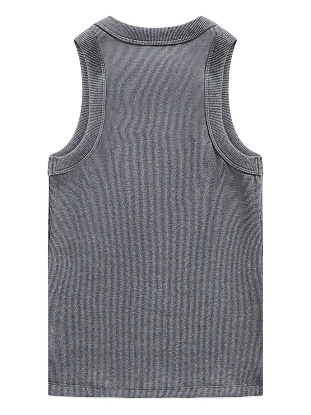 crystal-embellished ribbed tank top - 5