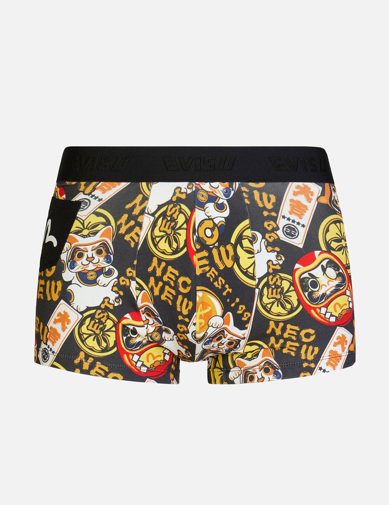 EVISU ALLOVER EVISU SQUAD PRINT TRUNKS outlook