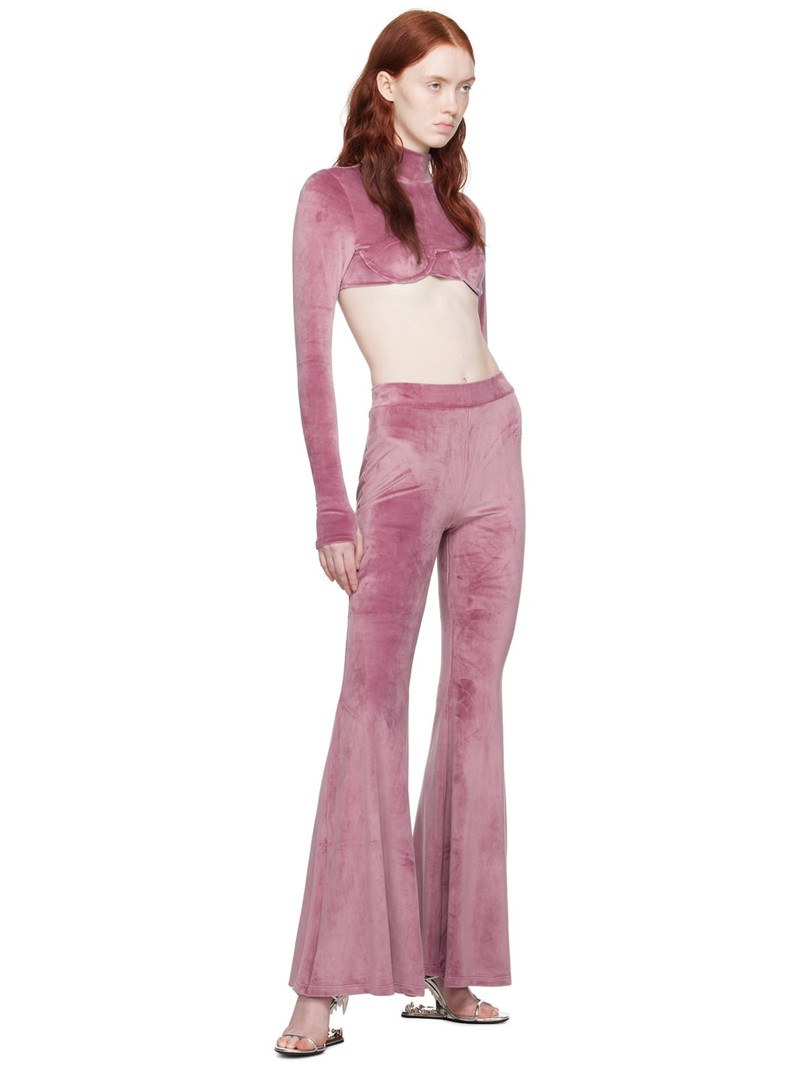 Purple Cropped Turtleneck 4