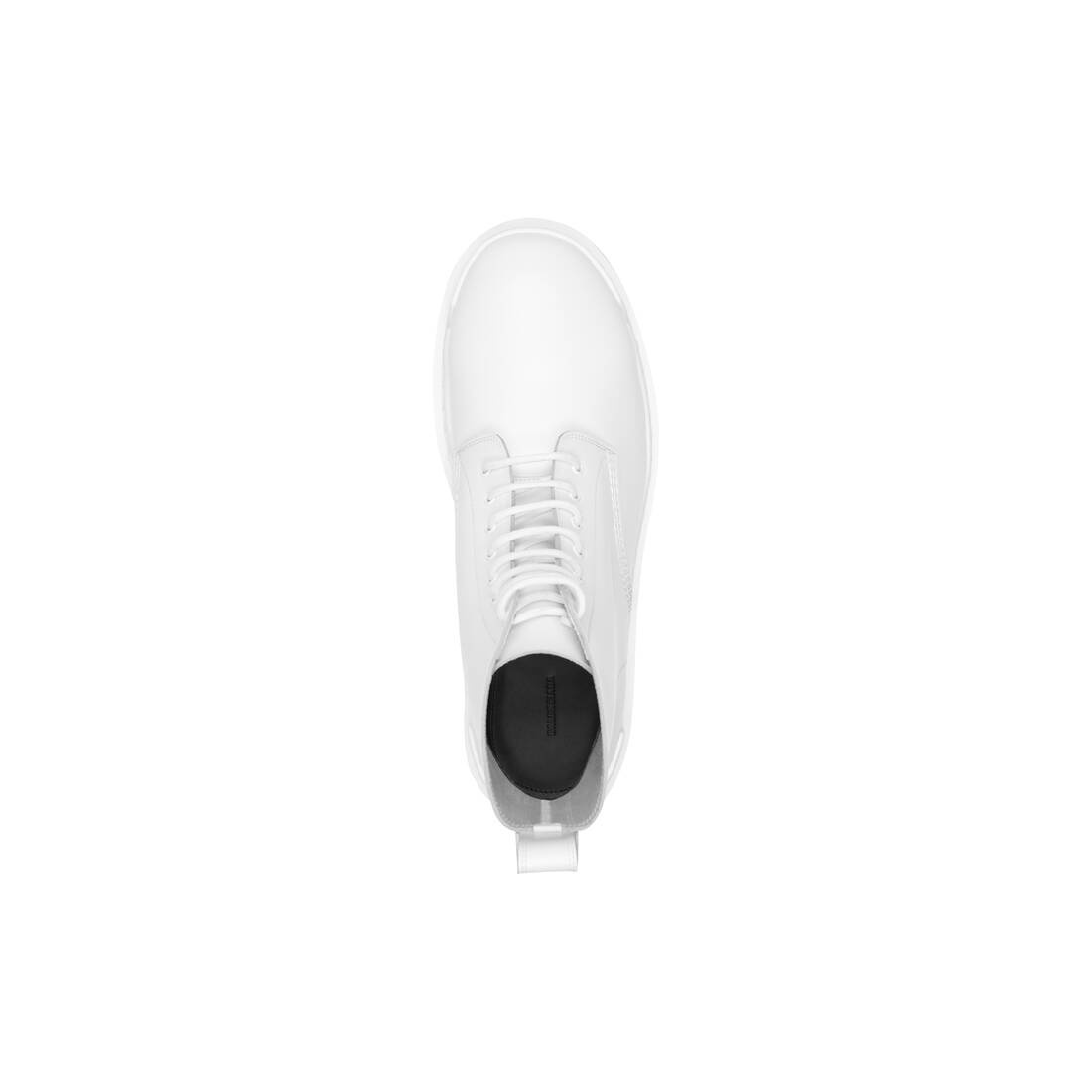Men's Strike Lace-up Boot in White - 4