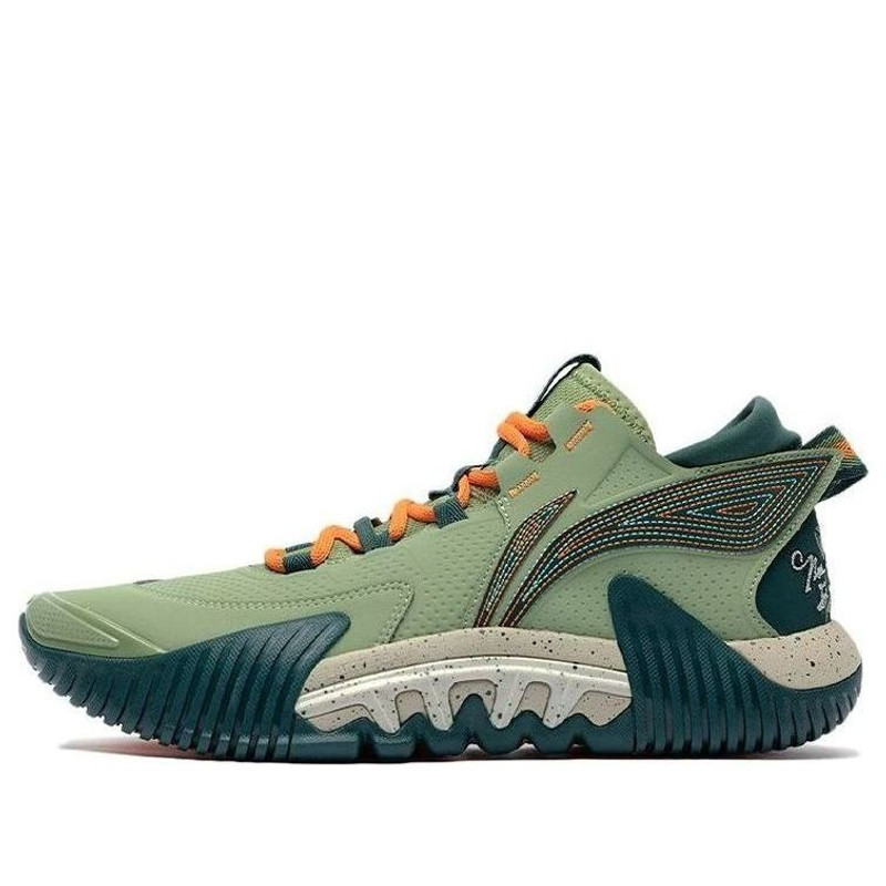 Li-Ning 2 Low Shock Absorption Low Tops Green ABFR005-12 - 1