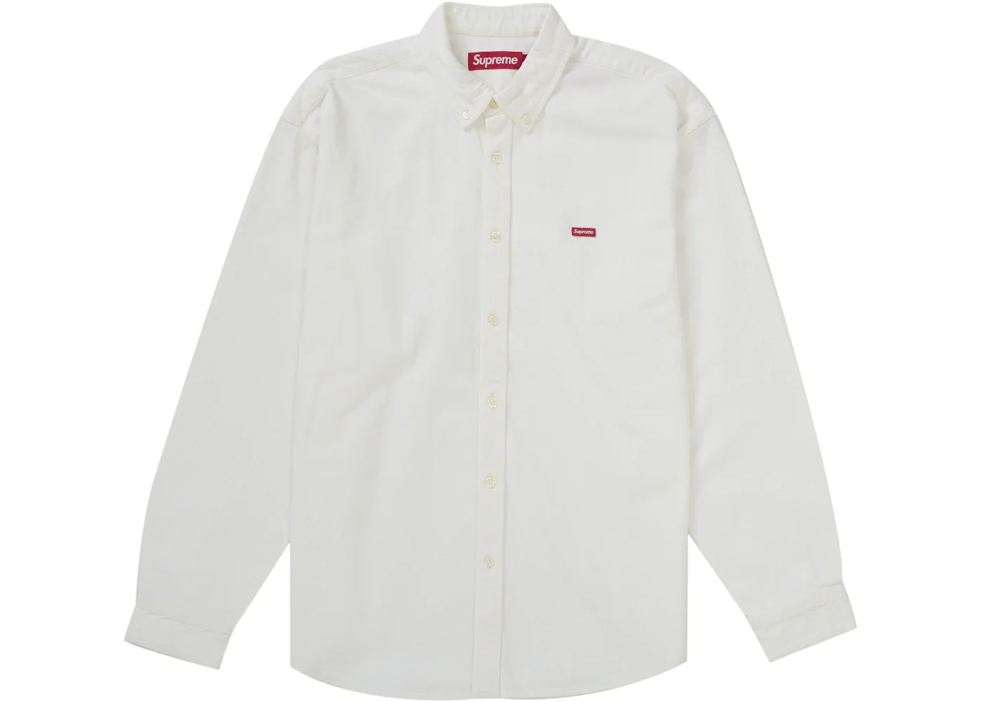 Supreme Small Box Denim Shirt (FW25) White - 1