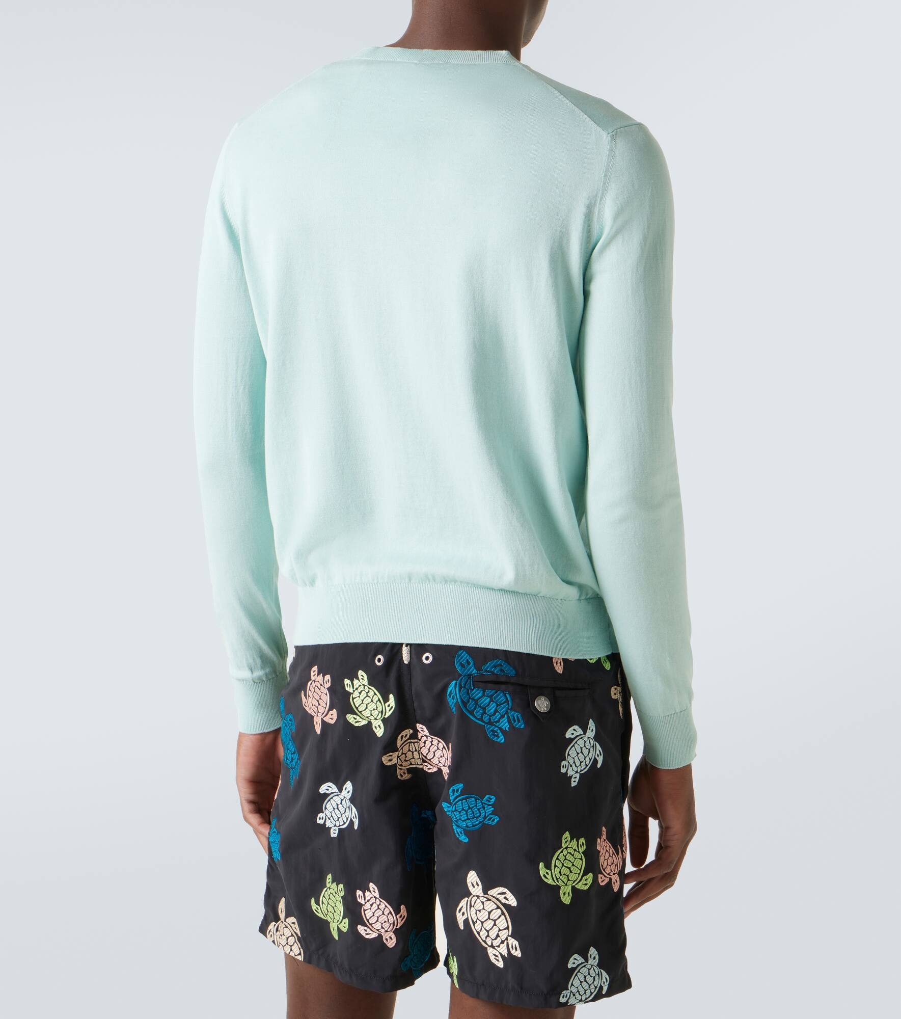 Jacquard cotton sweater - 4