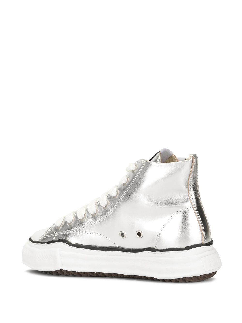 metallic style sneakers - 3