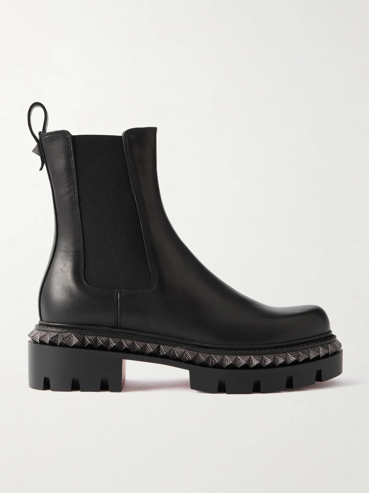 St Emilia Pyraclou Studded Leather Chelsea Boots - 1