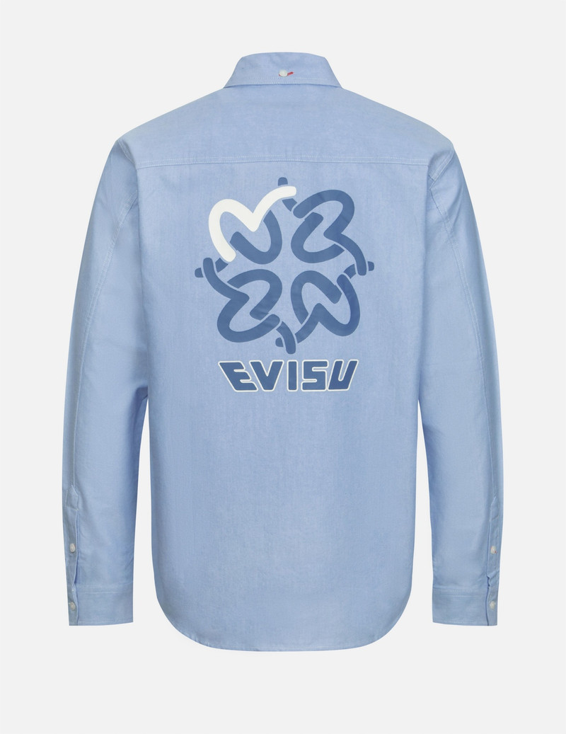 EVISU MULTI-SEAGULL PRINT REGULAR FIT OXFORD SHIRT outlook