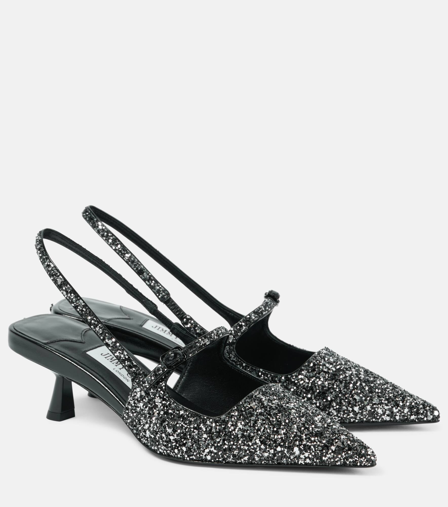 Didi 45 sequined slingback pumps - 1