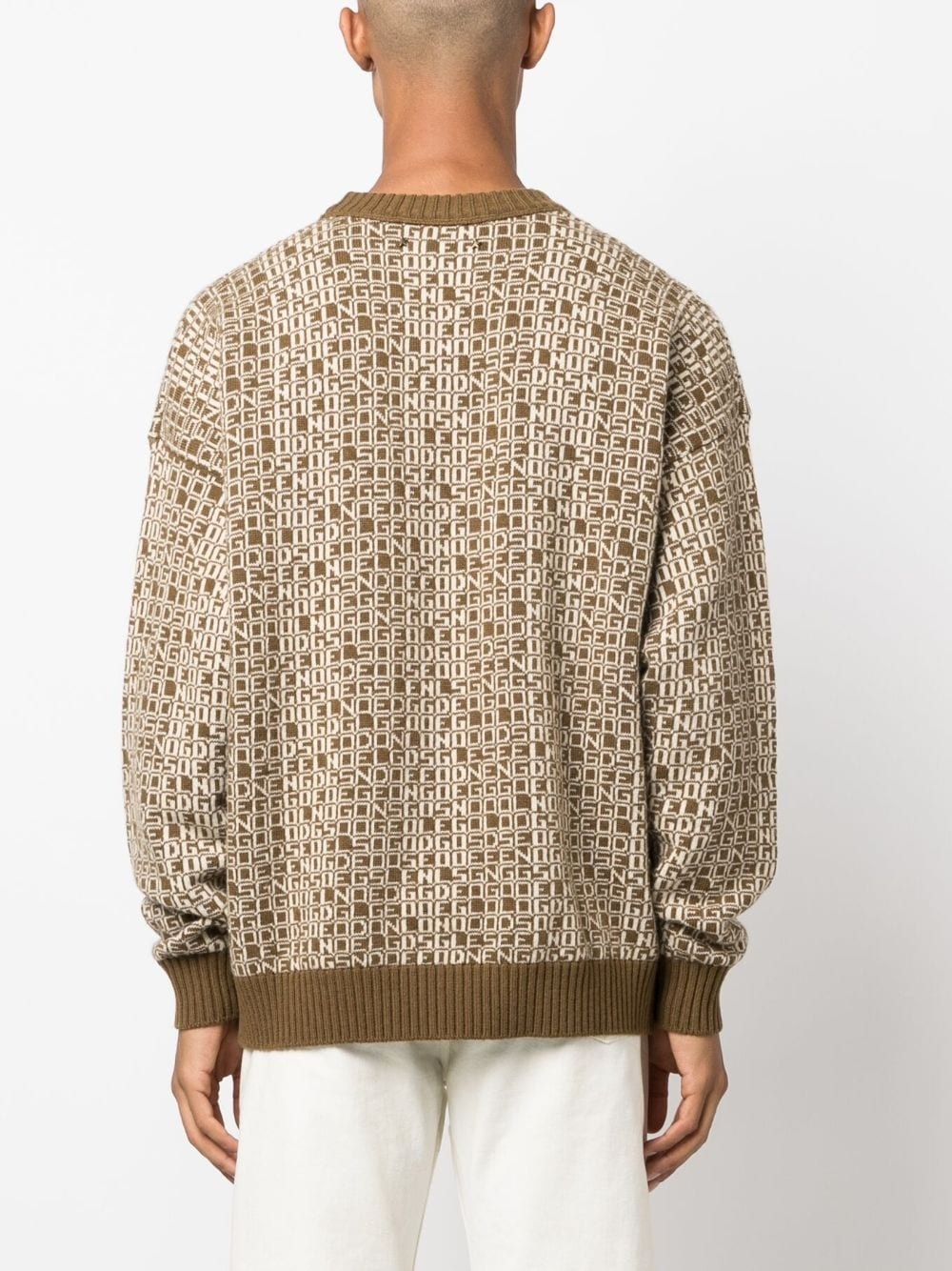 wool-cashmere crew-neck jumper - 4