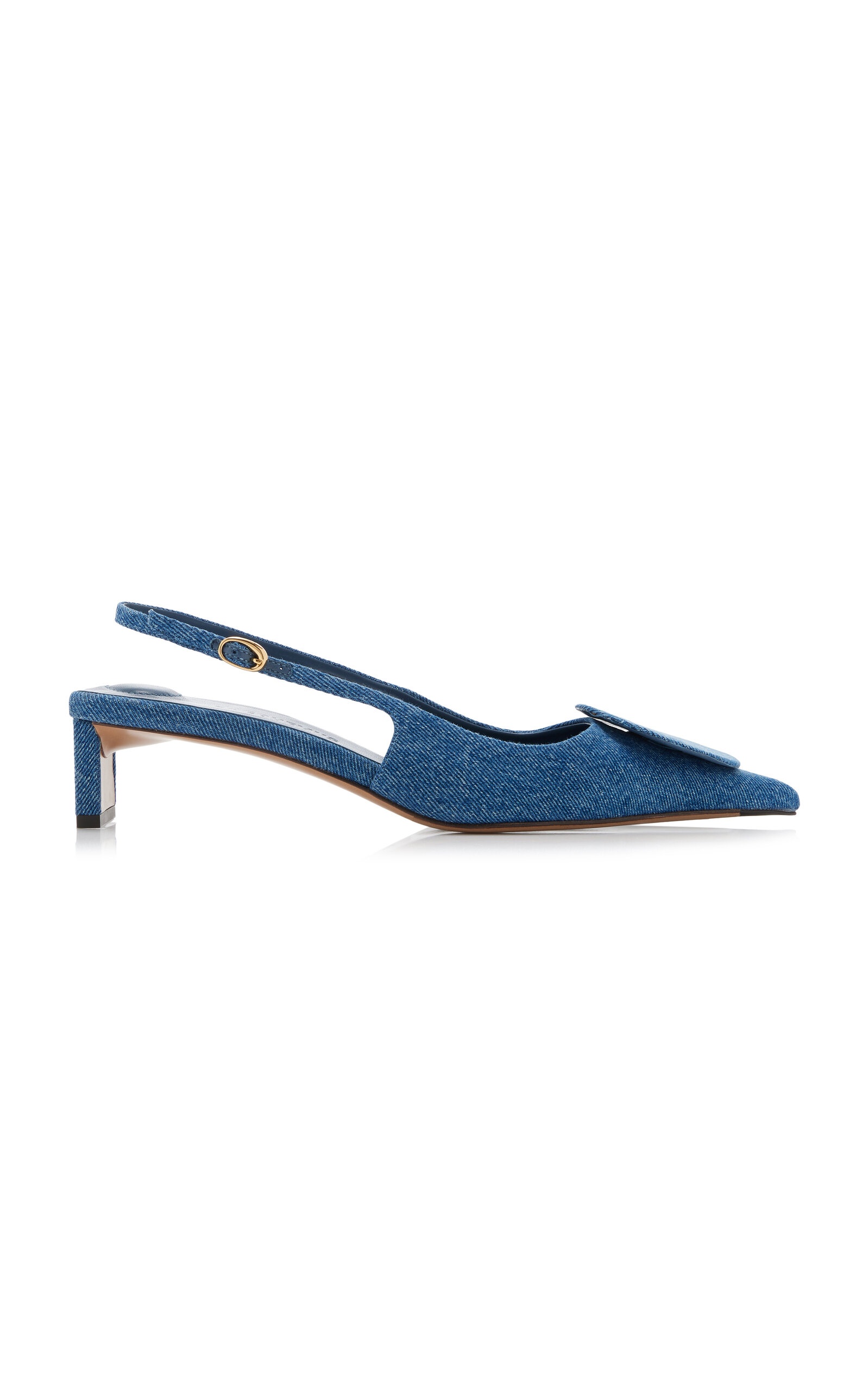 Duelo Denim Slingback Pumps blue - 1