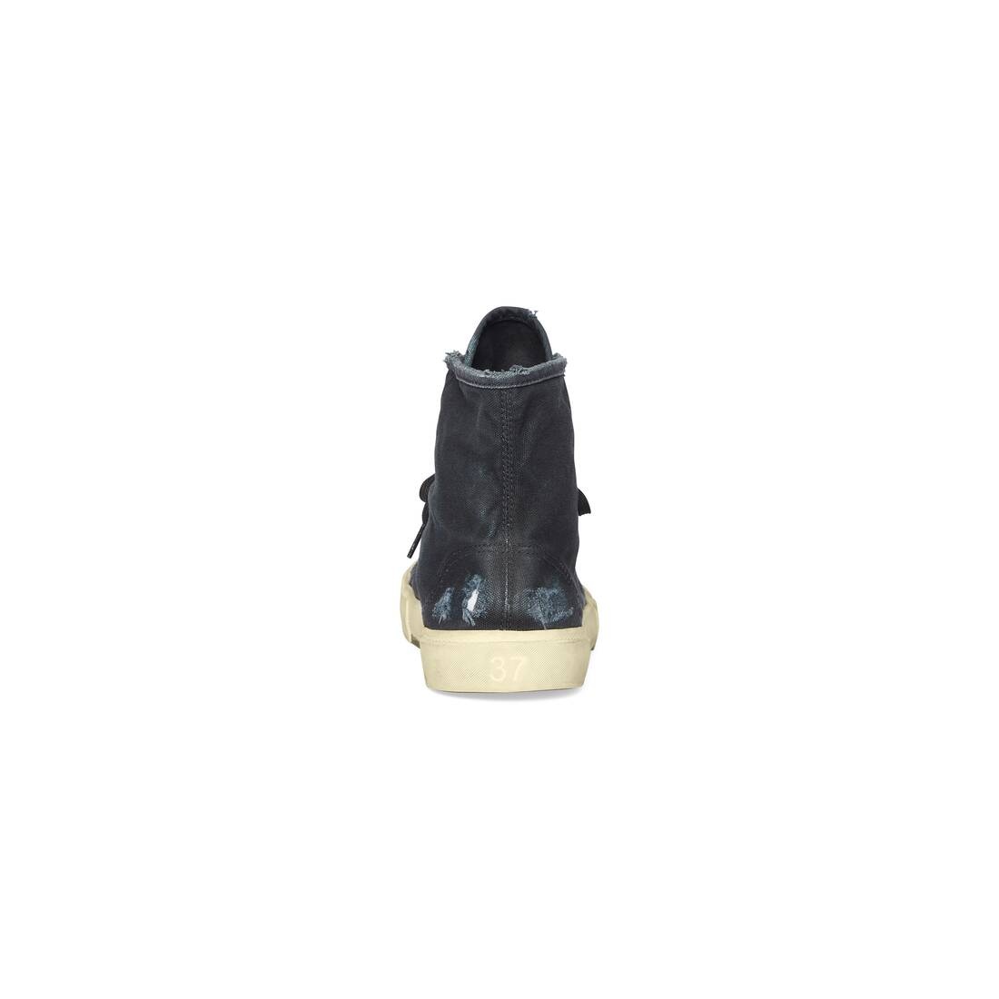 Women's Paris High Top Sneaker in Black - 5