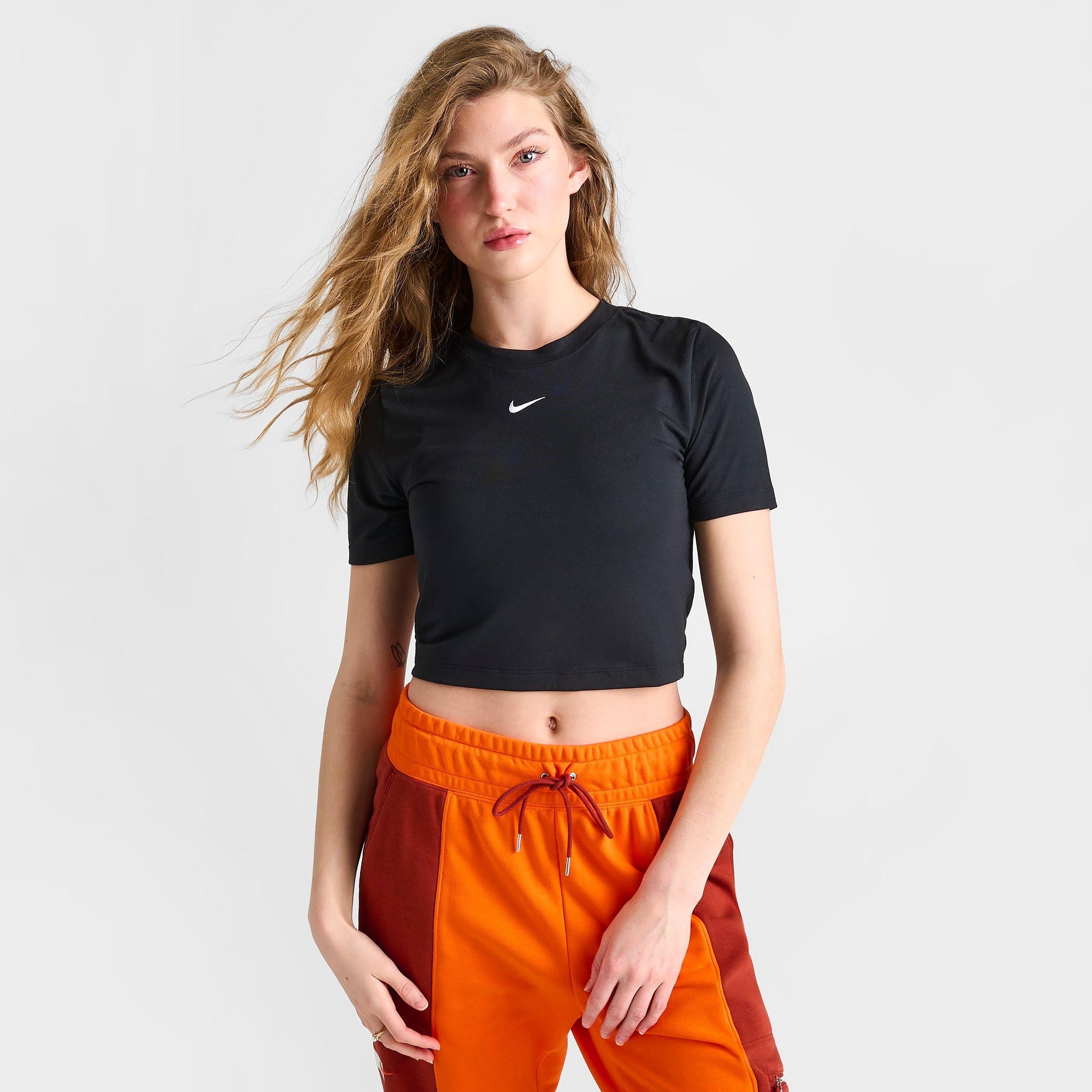 WOMEN'S NIKE SPORTSWEAR ESSENTIAL SLIM-FIT CROP T-SHIRT - 3