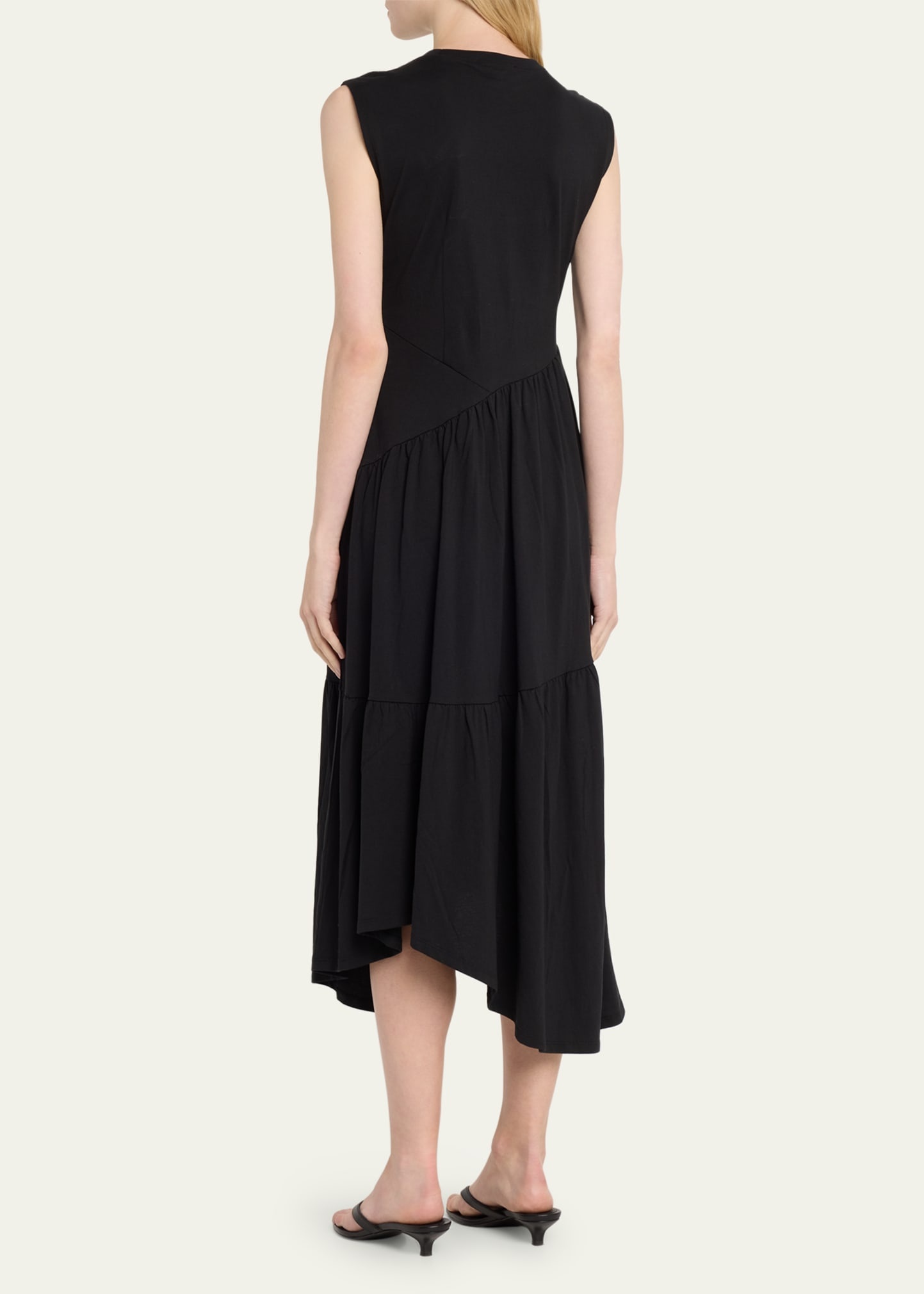 Gathered Seam Midi Dress - 3