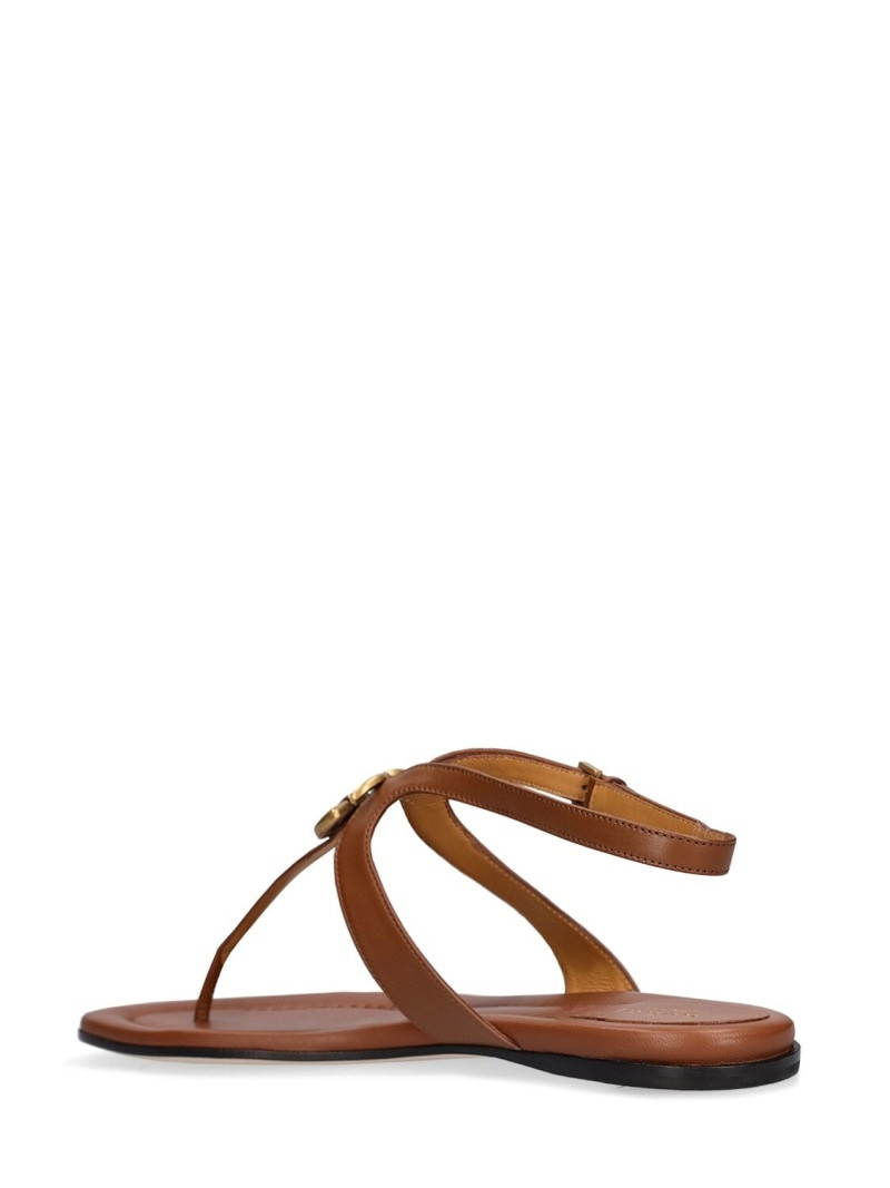 10mm Marmont leather thong sandals 3