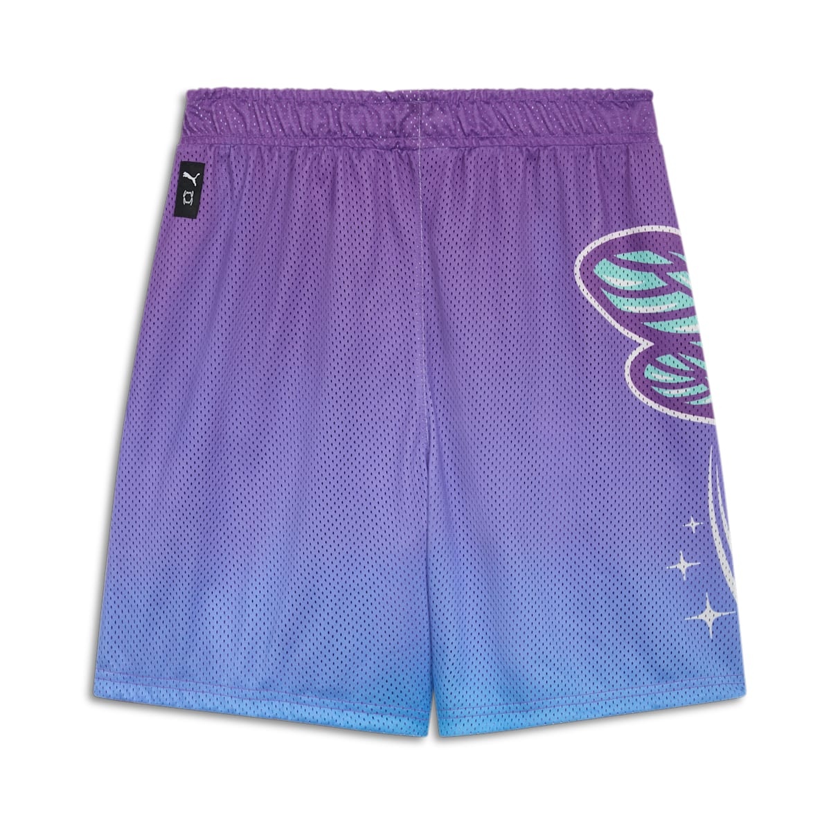 PUMA MELO Charlotte Graphic Basketball Shorts 'Purple Glimmer' 627745-01 - 2
