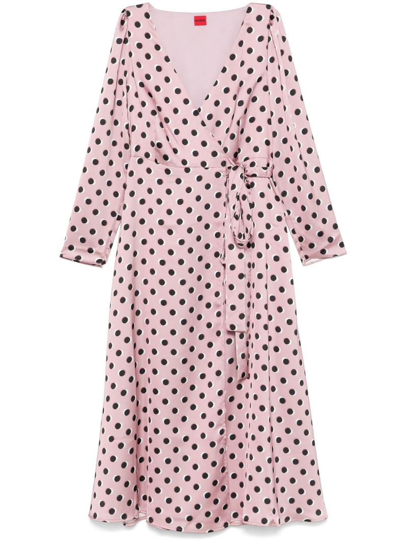 wrap midi dress 1