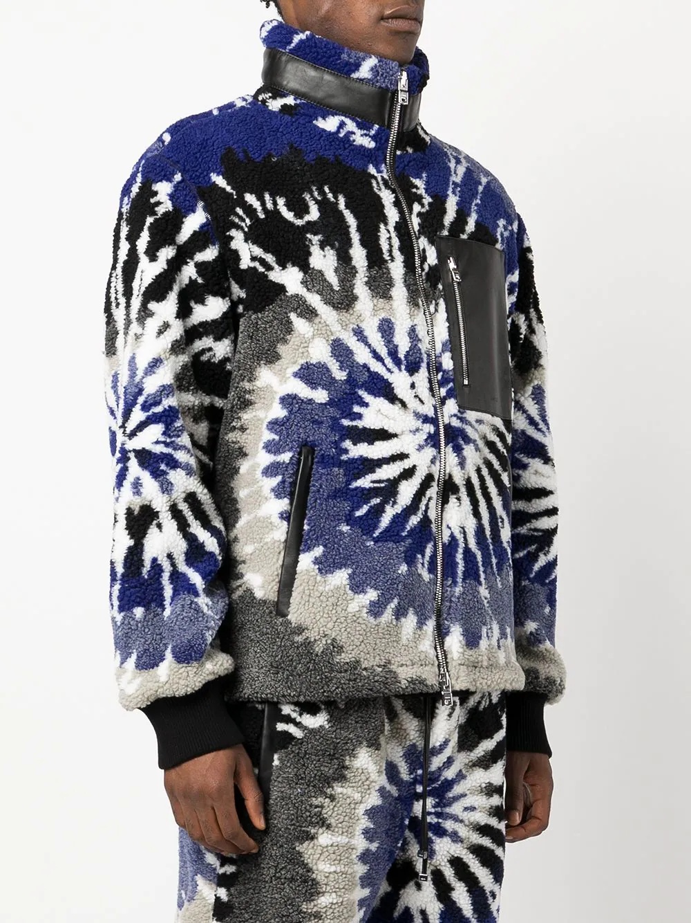 tie-dye pattern jacket - 3