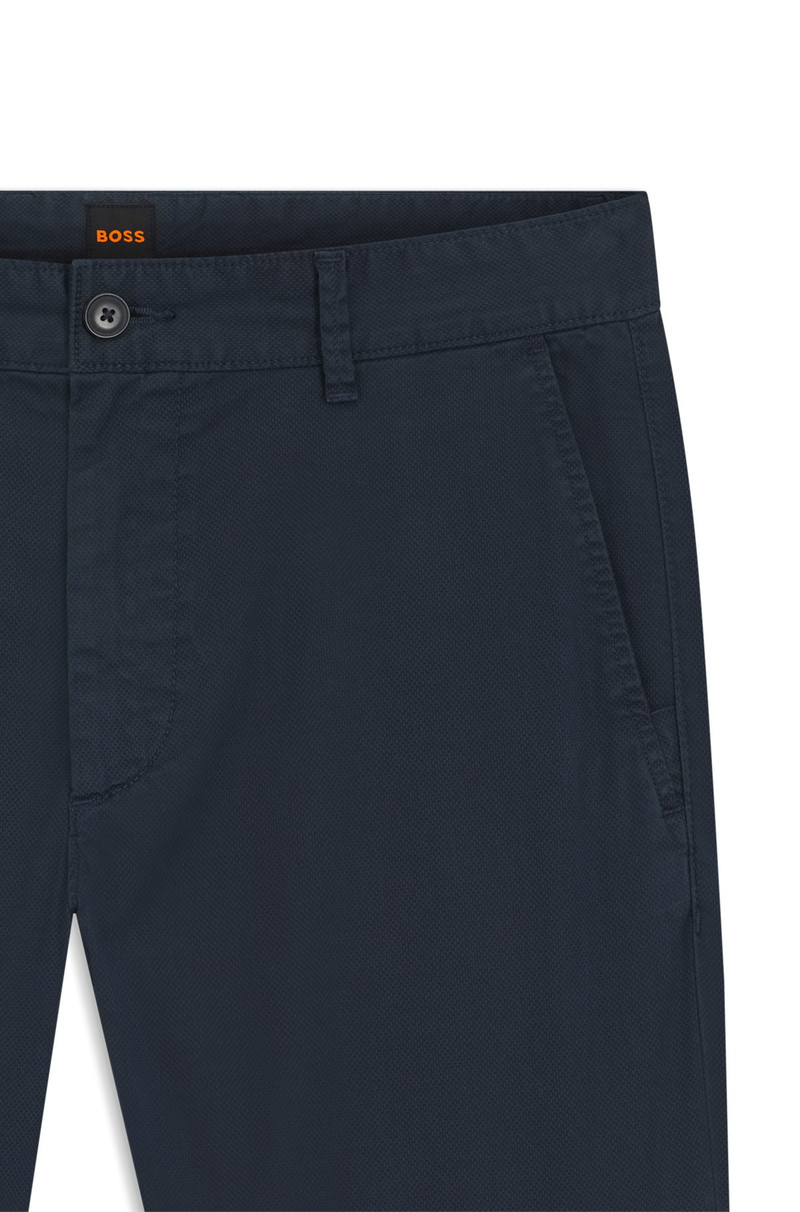 SLIM-FIT CHINOS IN PRINTED STRETCH-COTTON TWILL 6