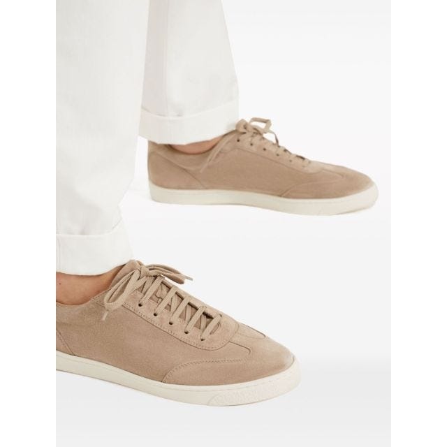 Beige suede sneakers - 2