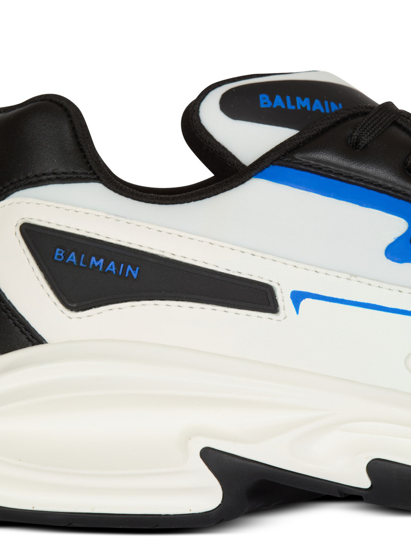 Run-Row leather and nylon trainers 6