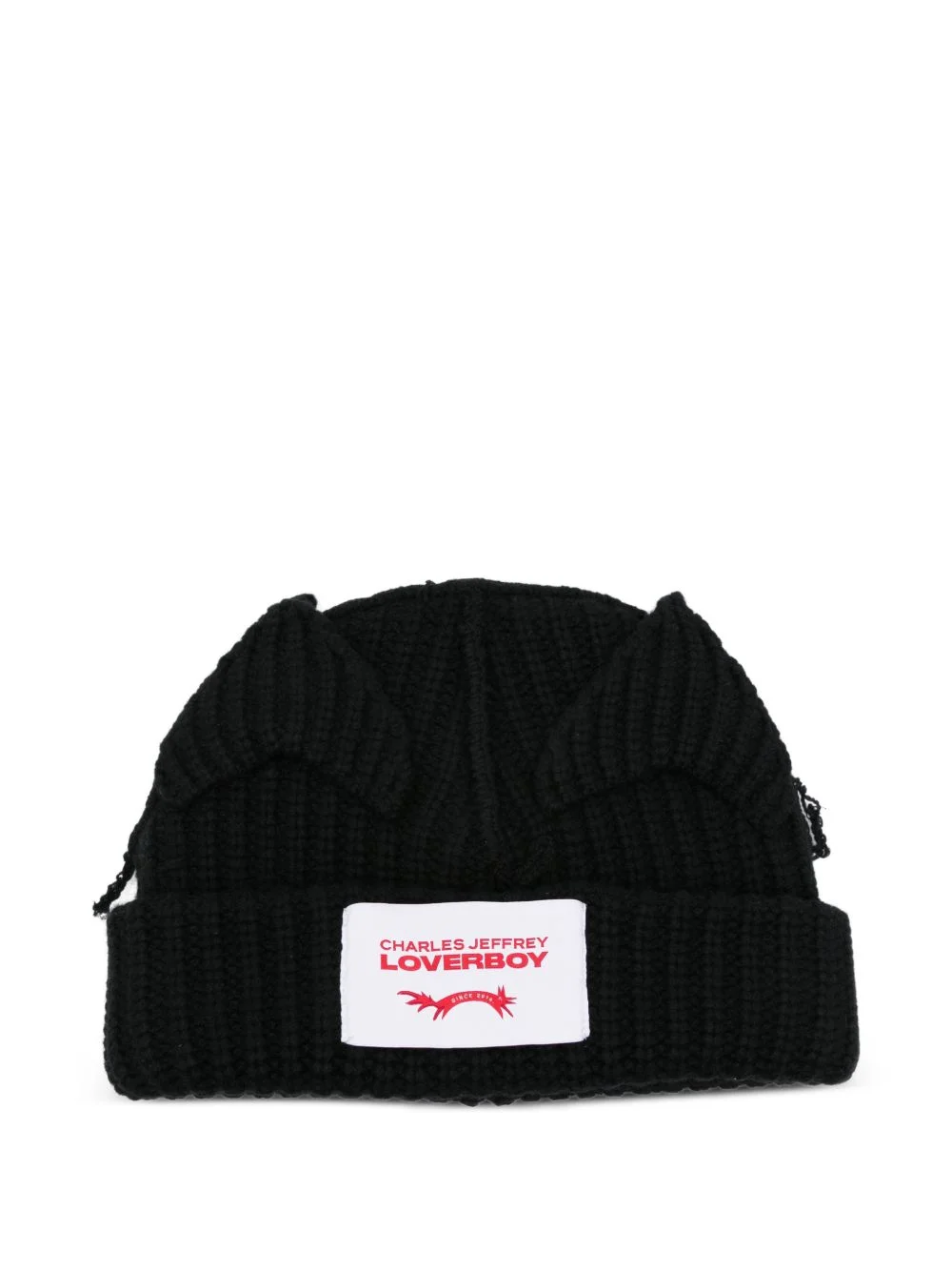 animal-ears beanie hat - 1