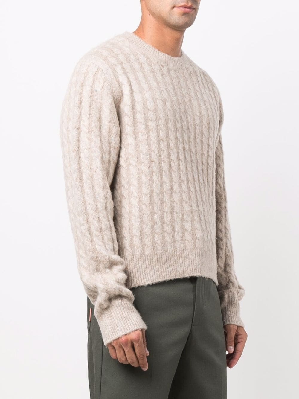 cable-knit jumper - 3