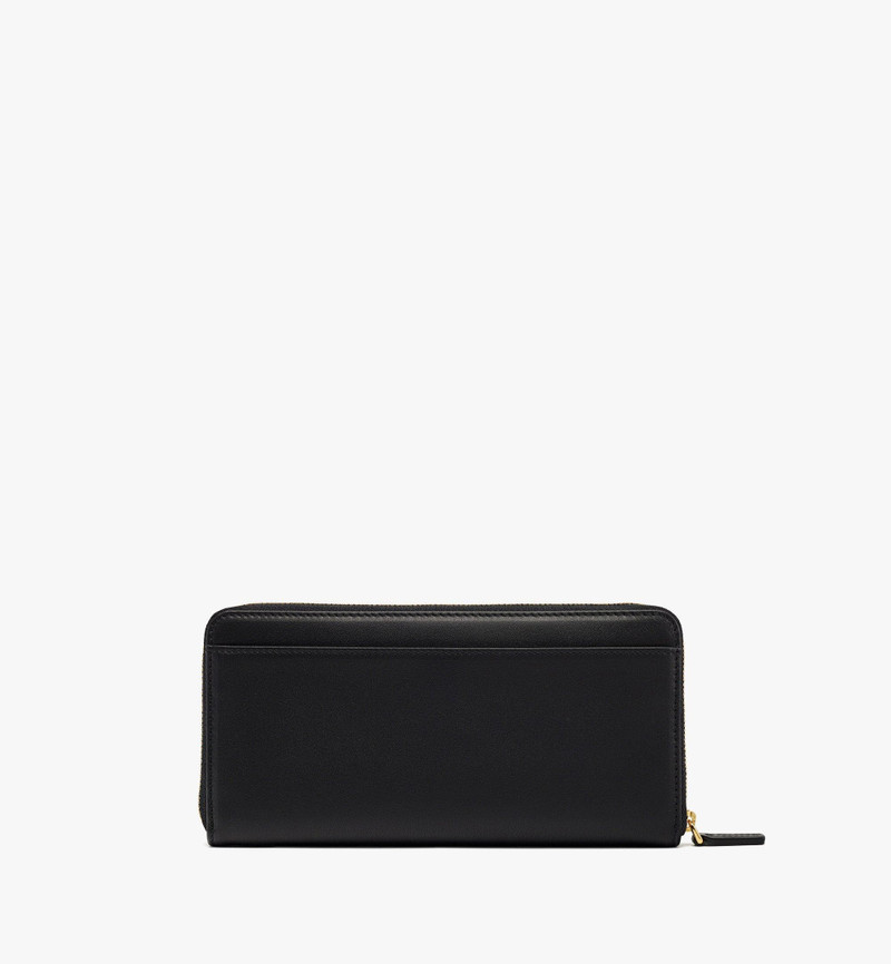 Mode Travia Zip Around Wallet in Spanish Nappa Leather 3