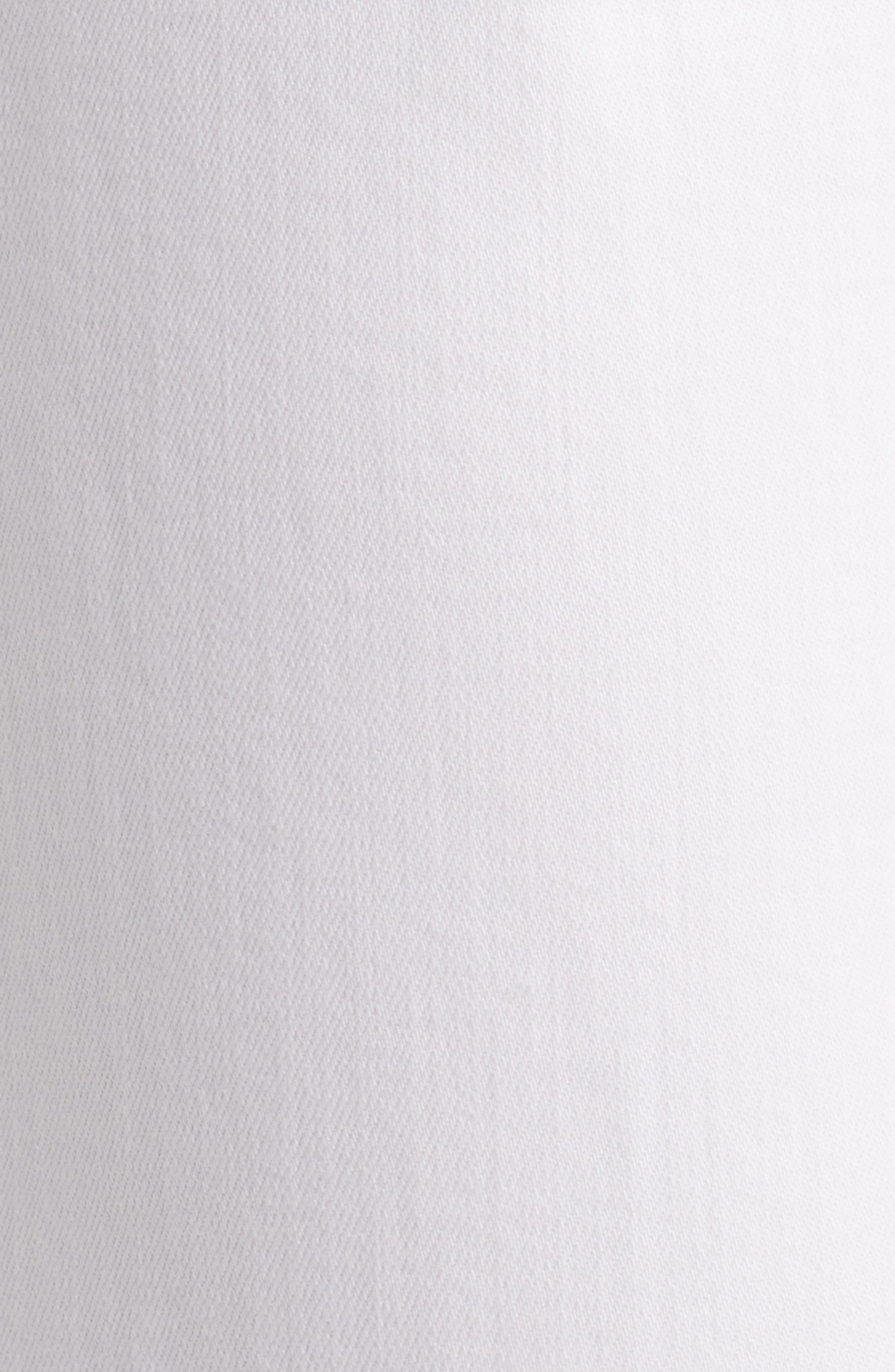 FRAME Le Slim Palazzo Patch Pocket High Waist Wide Leg Jeans in White at Nordstrom - 6