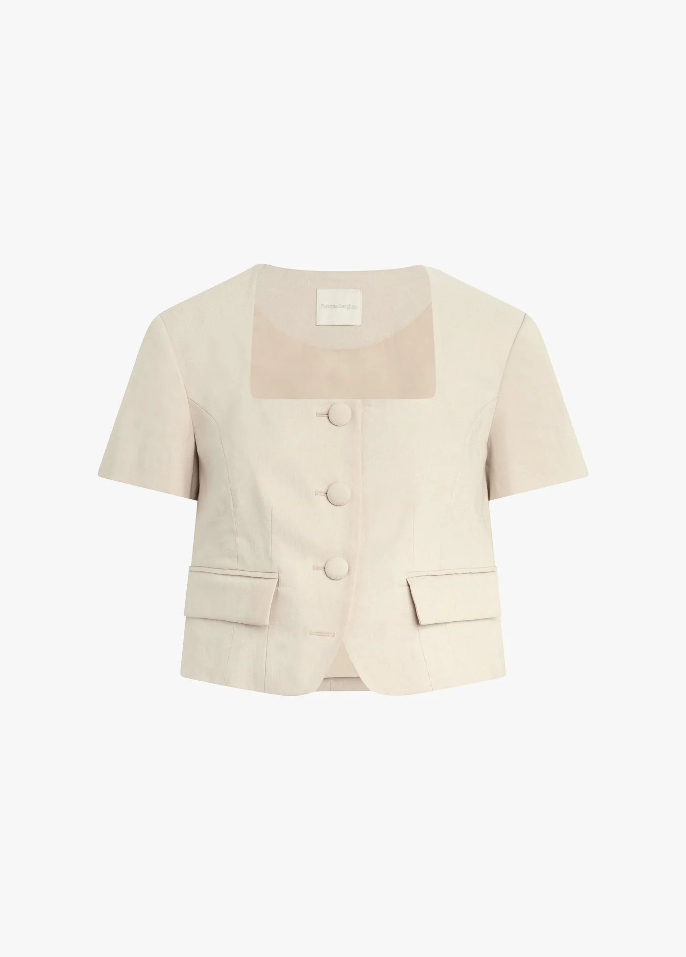 THE MAYFAIR LINEN TOP - 1