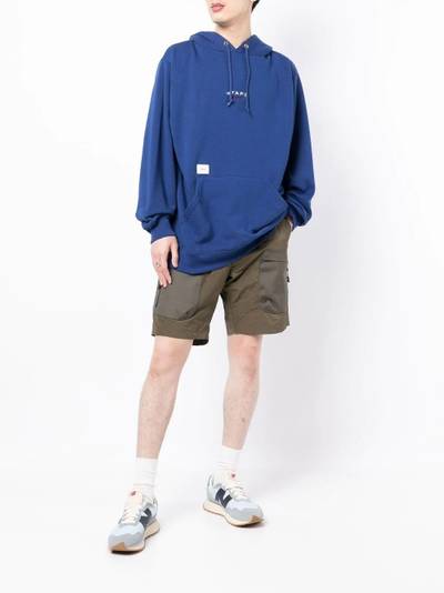 WTAPS logo-print pullover hoodie outlook