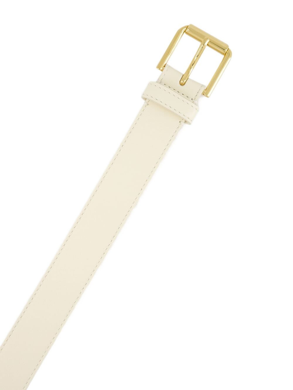 metal-tip leather belt - 3