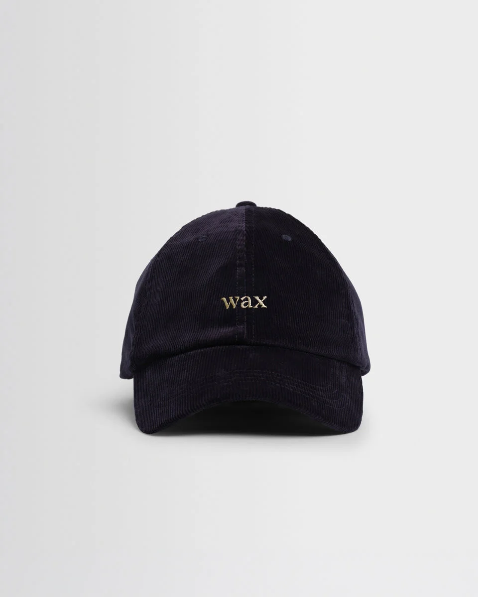 Spencer - Navy Corduroy Sports Cap - 1