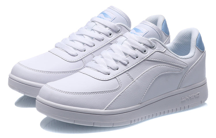 (WMNS) Li-Ning Classic Skateboarding Low 'White Blue' AGCP422-4 - 4