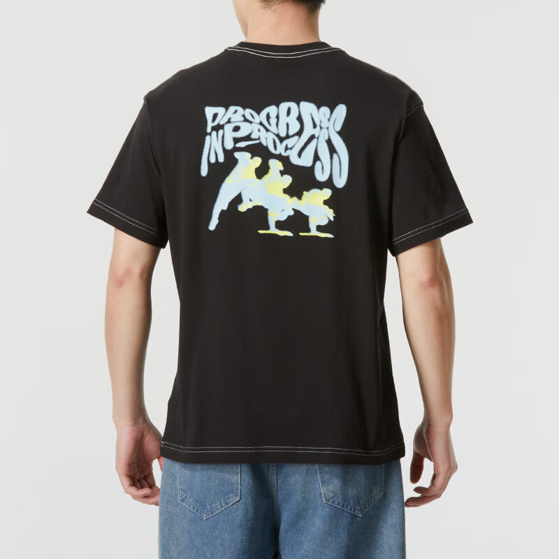 PUMA Logo Pocket T-shirt 'Black' 626858-01 - 4