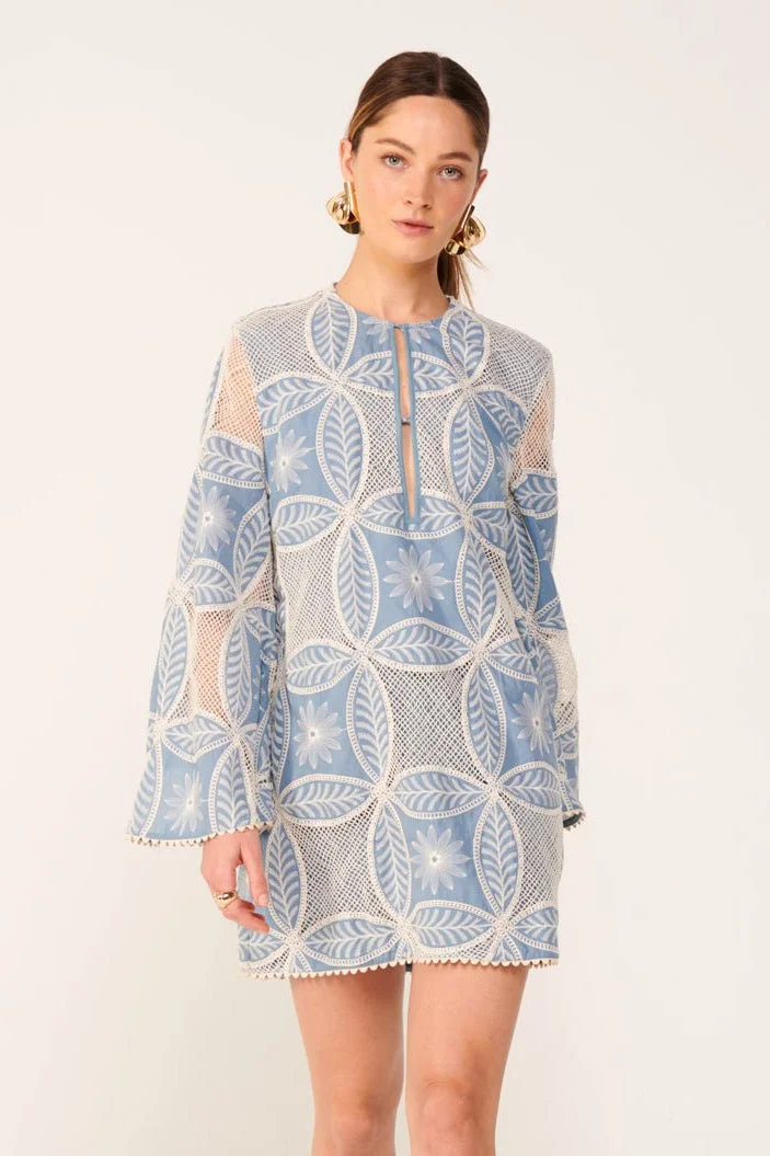 Mini Dress Gia - Blue - 1