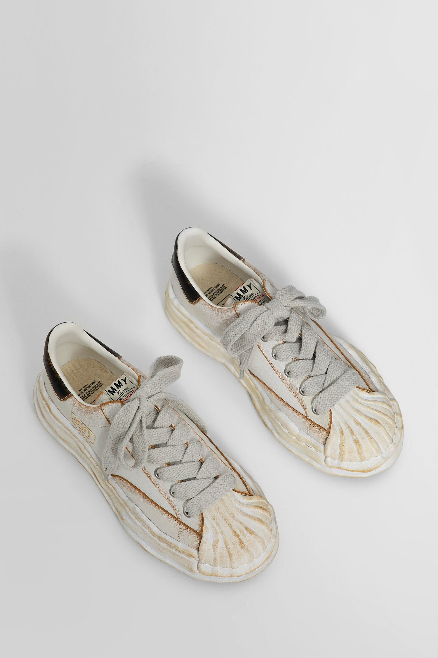 MAISON MIHARA YASUHIRO UNISEX WHITE SNEAKERS - 6