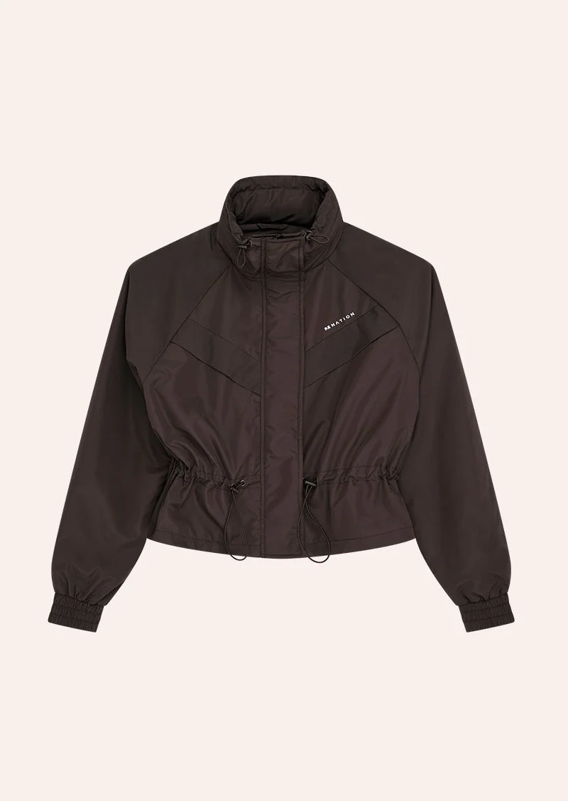 SHELTER JACKET IN COFFEE - 1