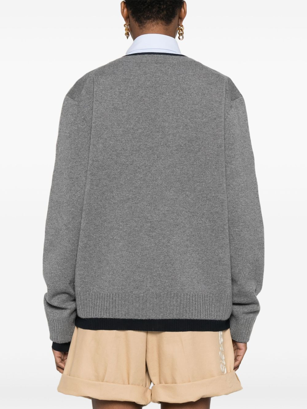 V-neck sweater - 4