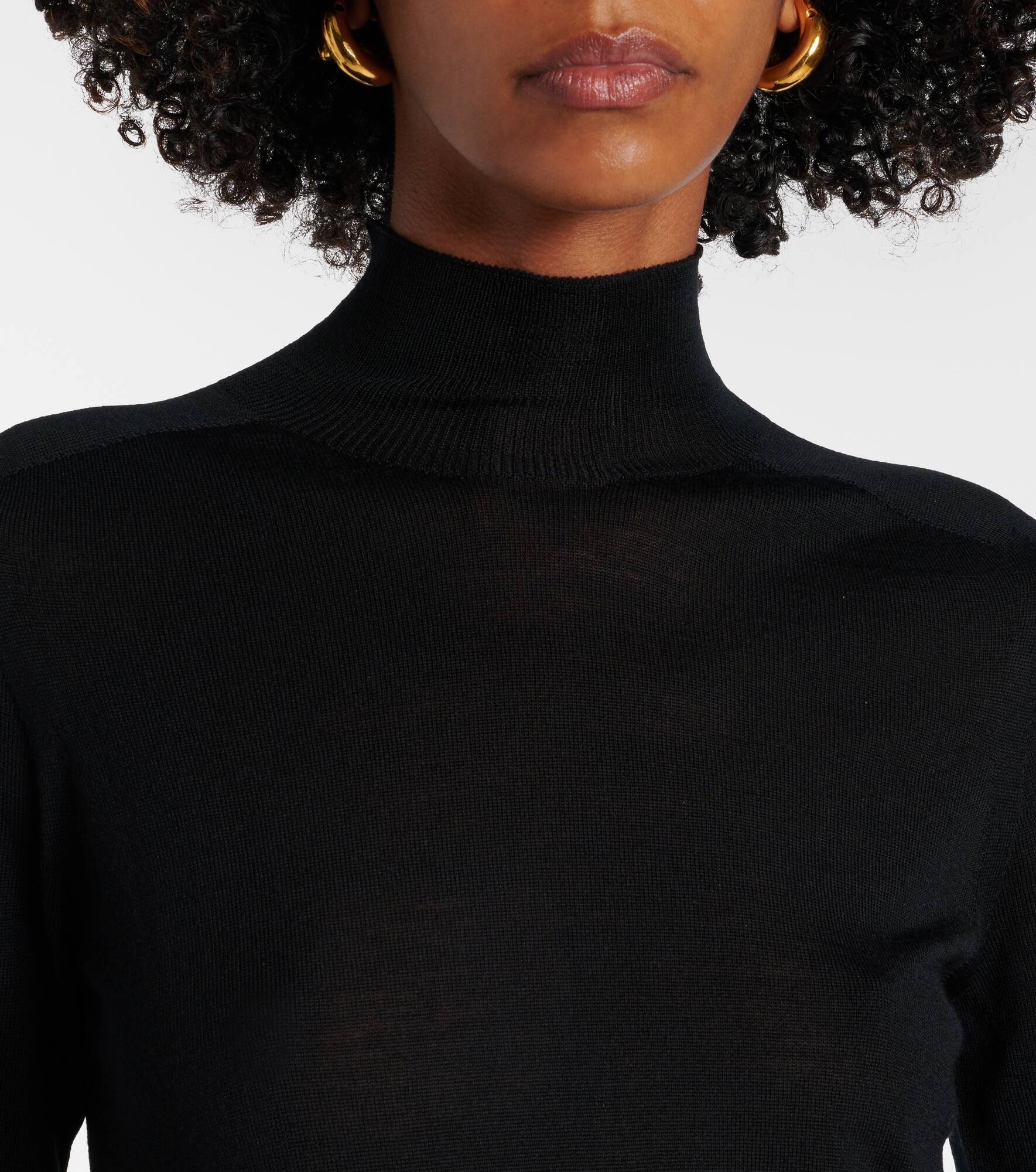 Wool turtleneck sweater - 5