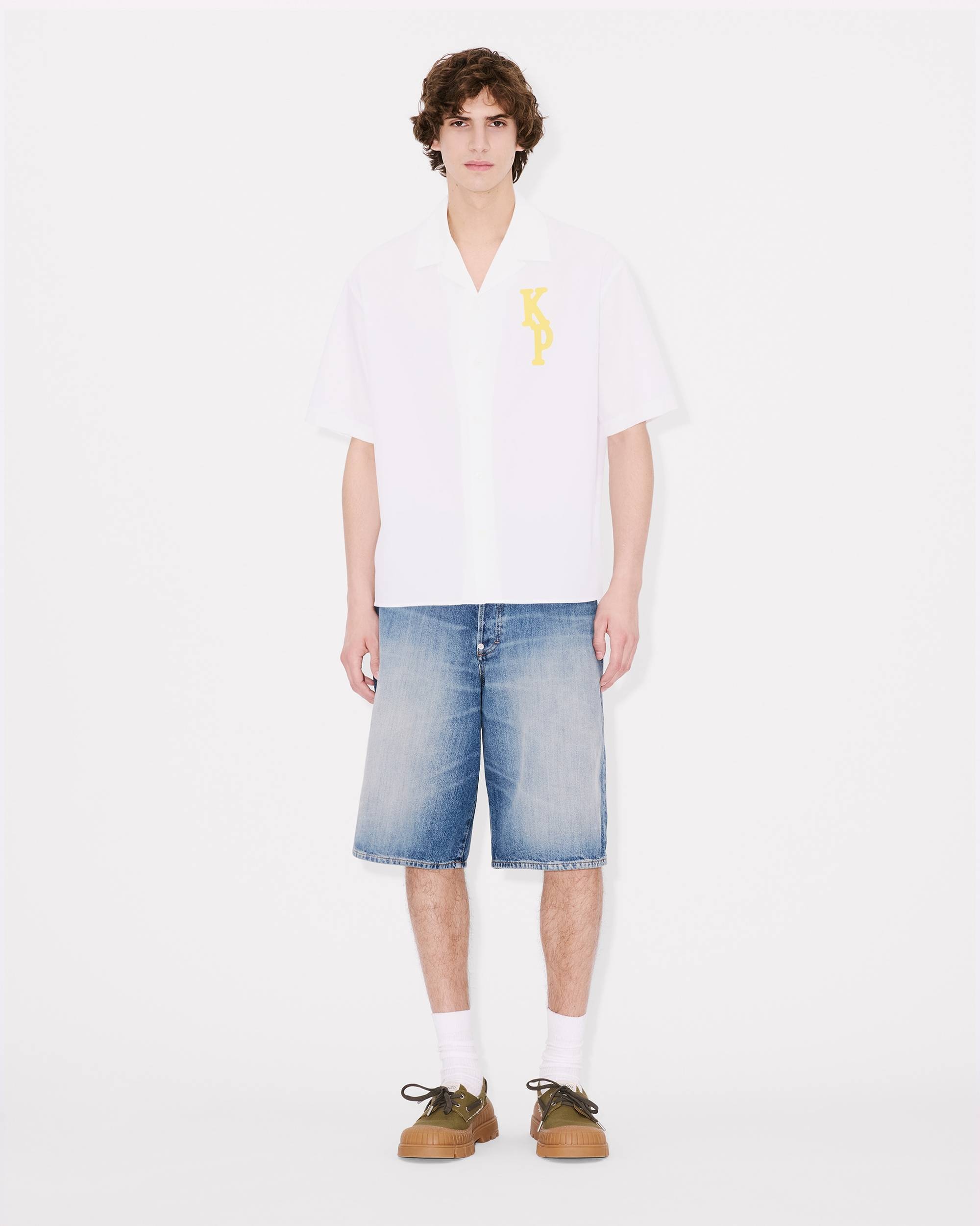 'KENZO Varsity' hawaiian shirt in cotton poplin - 5