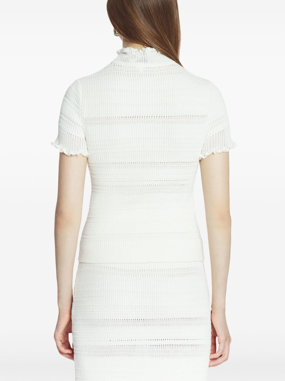 cotton knitted T-shirt - 4