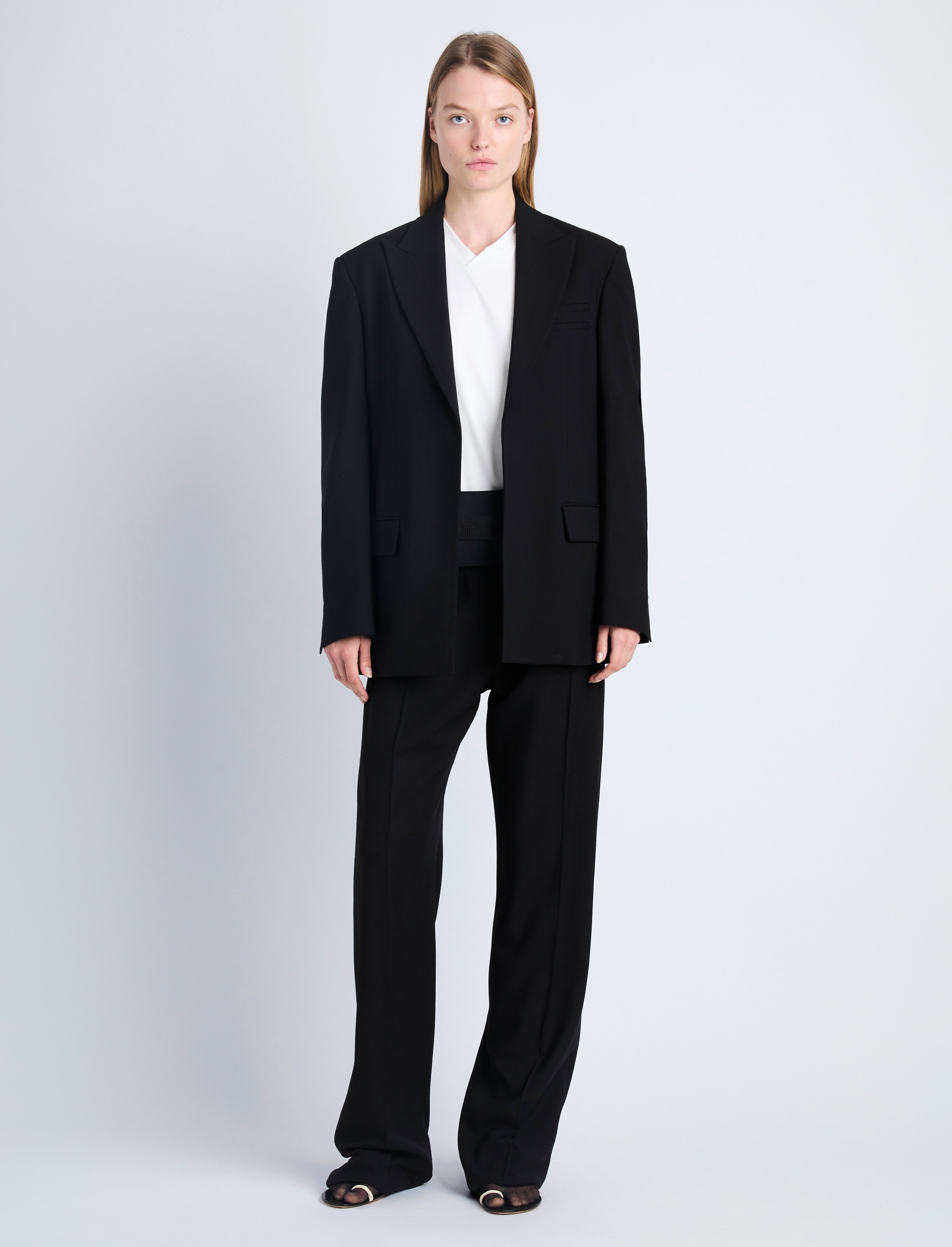 Devon Jacket in Viscose Wool - 2