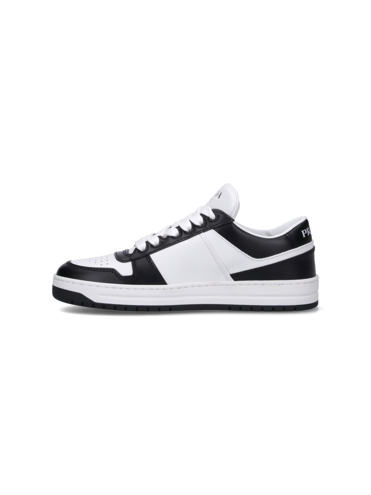 PRADA logo downtown sneakers white SS25 新作 ★ Prada Downtown logo-appliqué Sneakers | White | FARFETCH