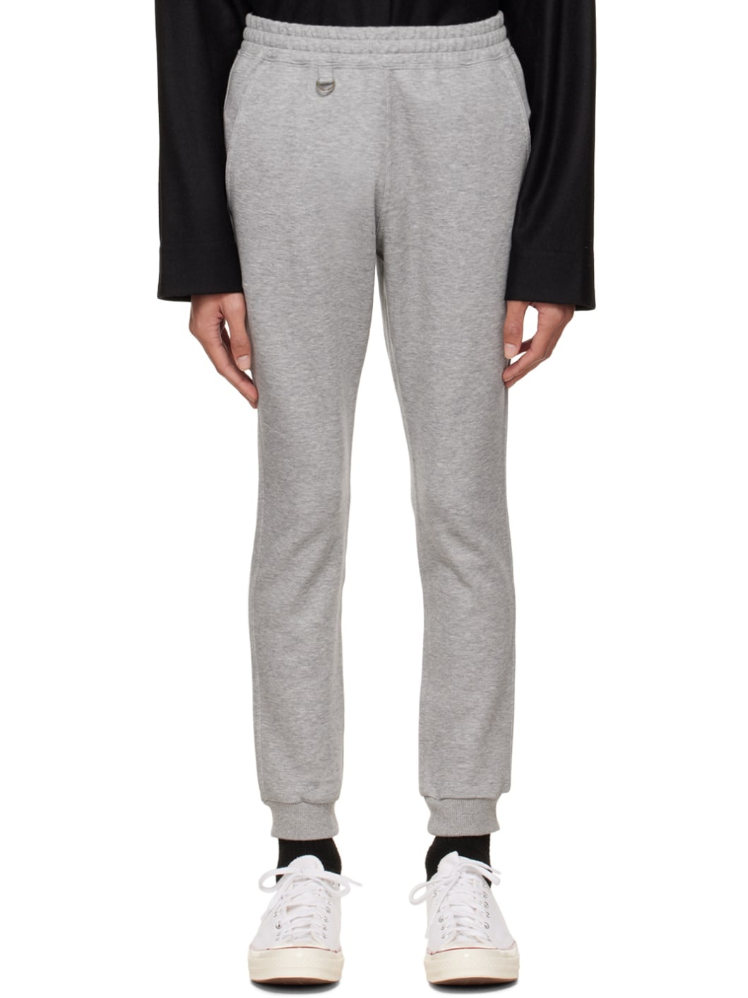 Gray Slim-Fit Lounge Pants - 1